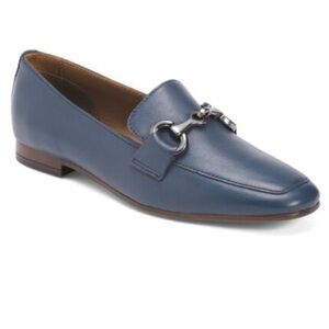 Parrotto Size 40 Made In Italy Leather Loafers - Blue